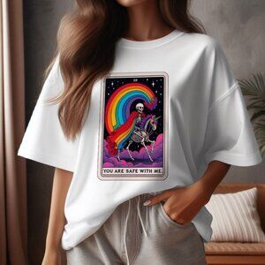 Funny Tarot Card Lgbt Shirt, You Are Safe With me Shirt, LGBTQ Shirt